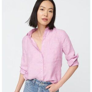 Slim-fit Baird McNutt Irish linen shirt Size 6